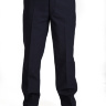 Брюки мужские иссиня черные 7363 на флисе