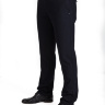 Брюки мужские иссиня черные 7363 молодежные на флисе