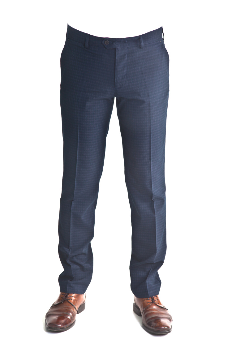 Брюки мужские сине-черные 6889