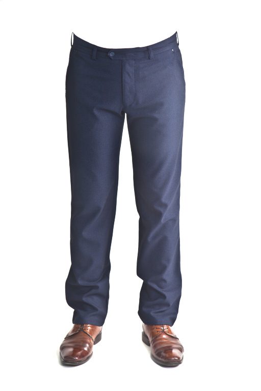 Брюки мужские серо-синие 2662