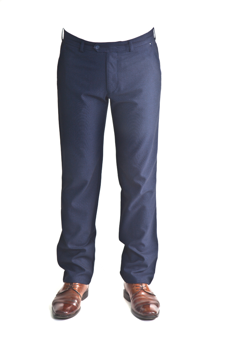 Брюки мужские серо-синие 2662