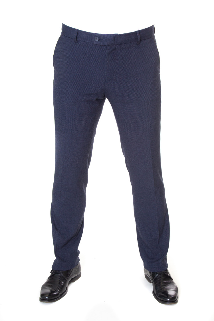 Брюки мужские серо-синие 17750