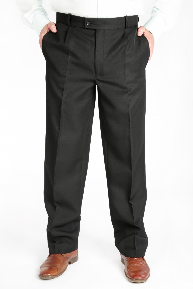 Брюки мужские черные 777 большого размера