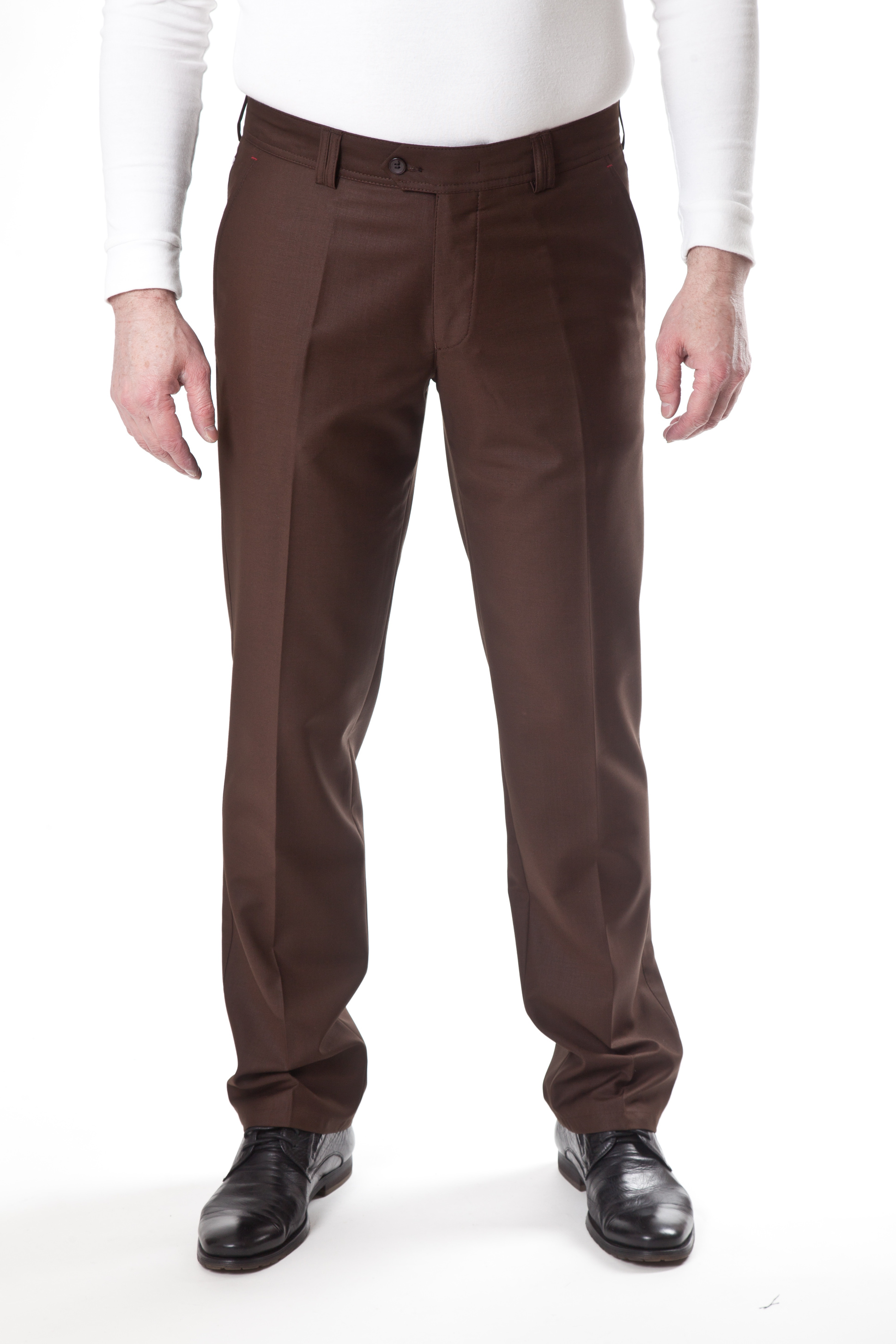 Купить брюки мужские коричневые 7909 по цене 3 300 руб. в Москве -интернет-магазин «Мир брюк»