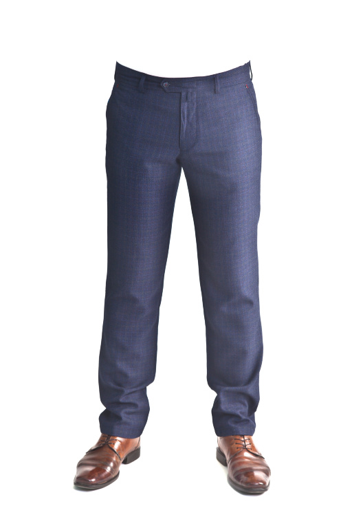 Брюки мужские серо-синие 150565-4