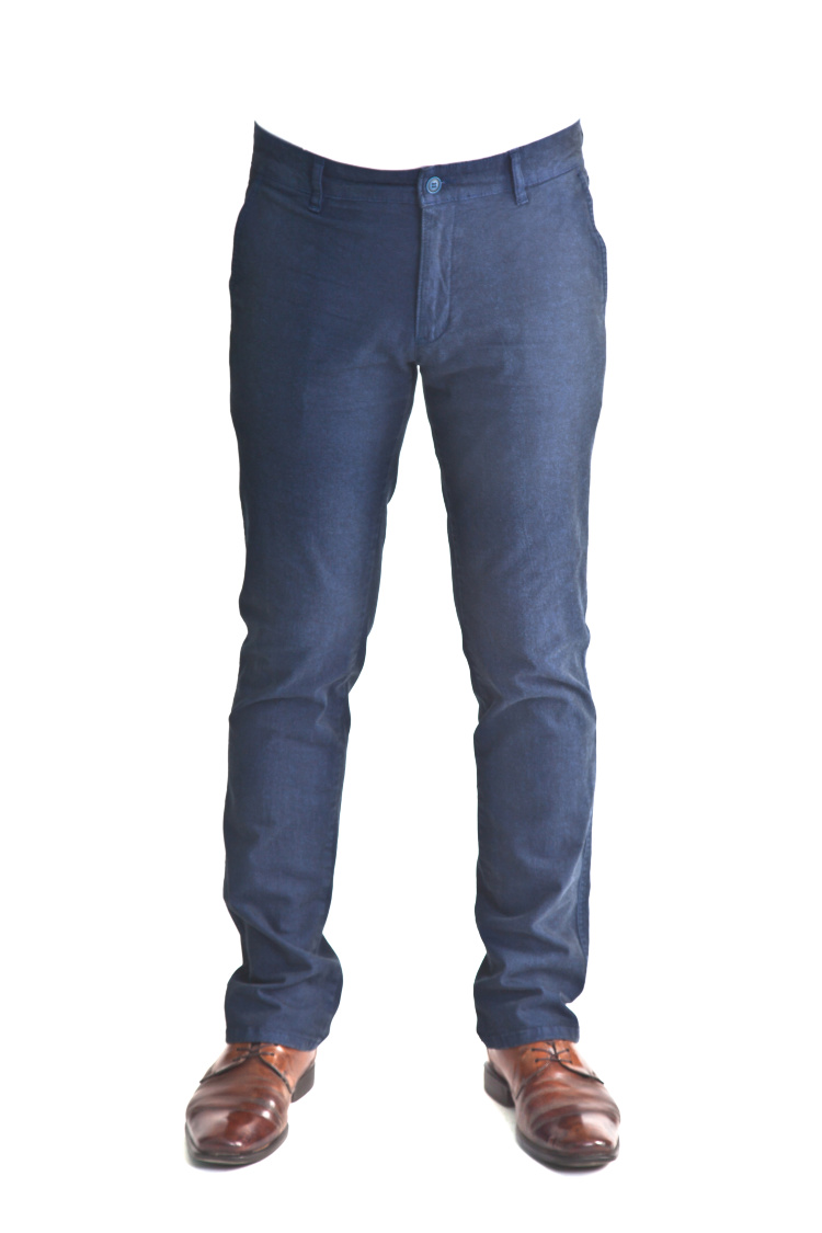 Брюки мужские синие 0261-4