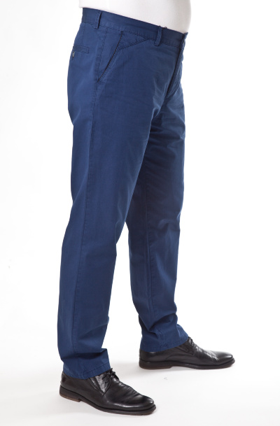 Брюки мужские синие 94116 хлопок