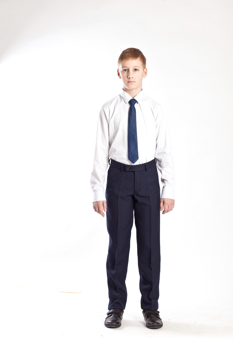 Брюки для мальчика 588 синие