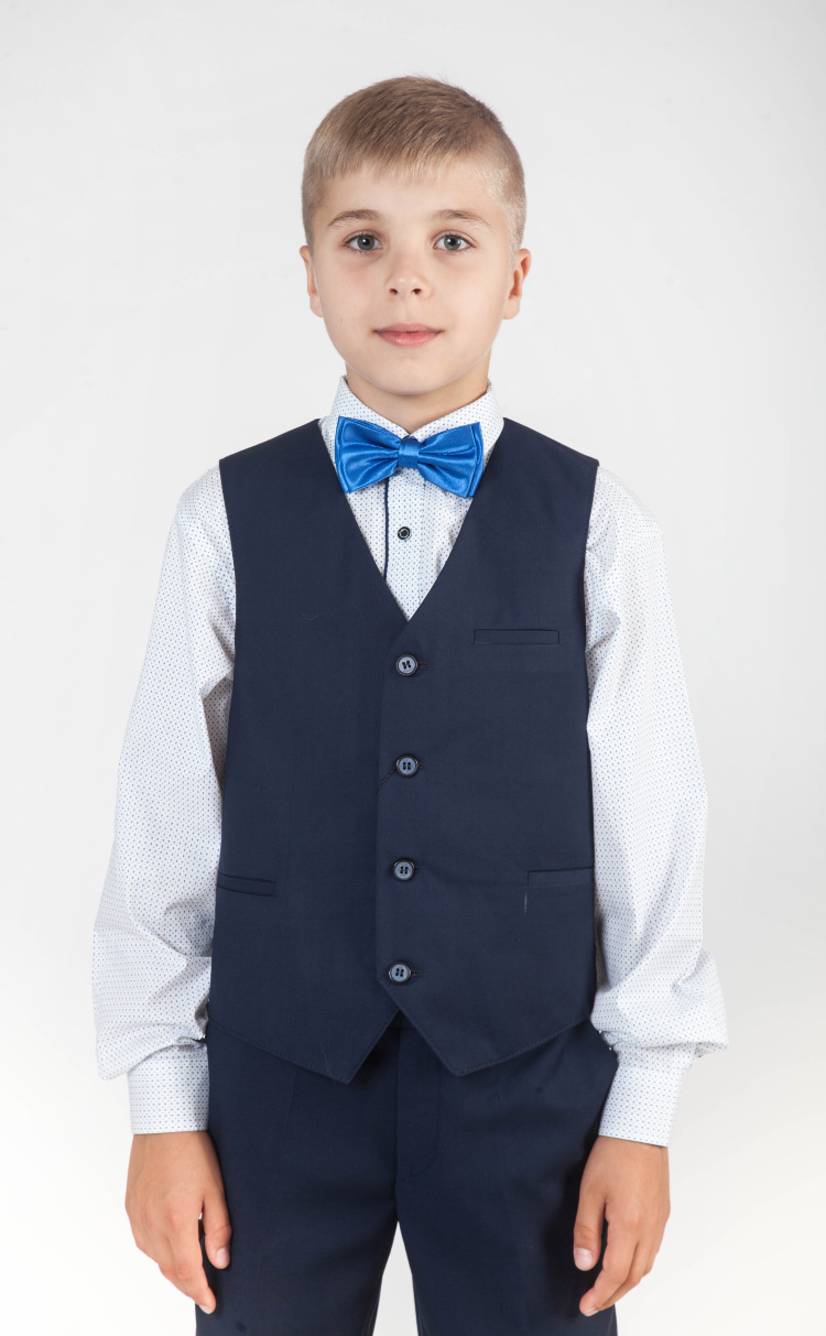 Жилет для мальчика 2188 синий