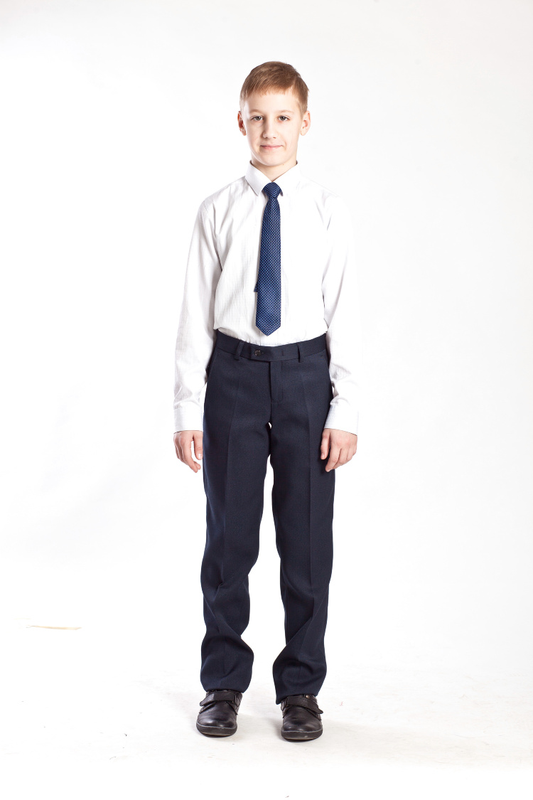 Брюки для мальчика 518 синие