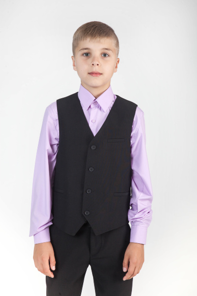 Жилет для мальчика 110 черный
