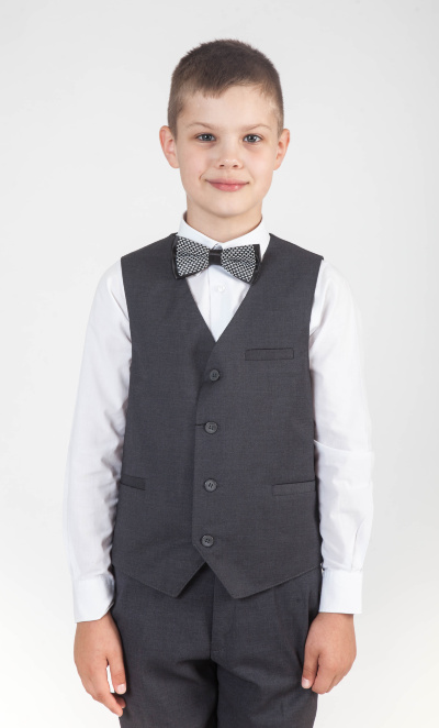 Жилет для мальчика 22293 серый