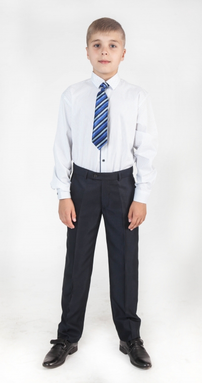 Брюки для мальчика 1133 синие