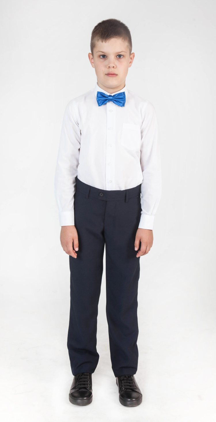 Брюки для мальчика 105 (318105) темно-синие