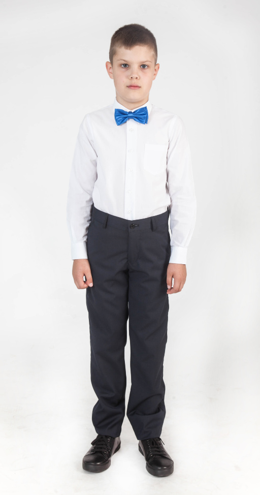 Брюки для мальчика 71422 темно-серые
