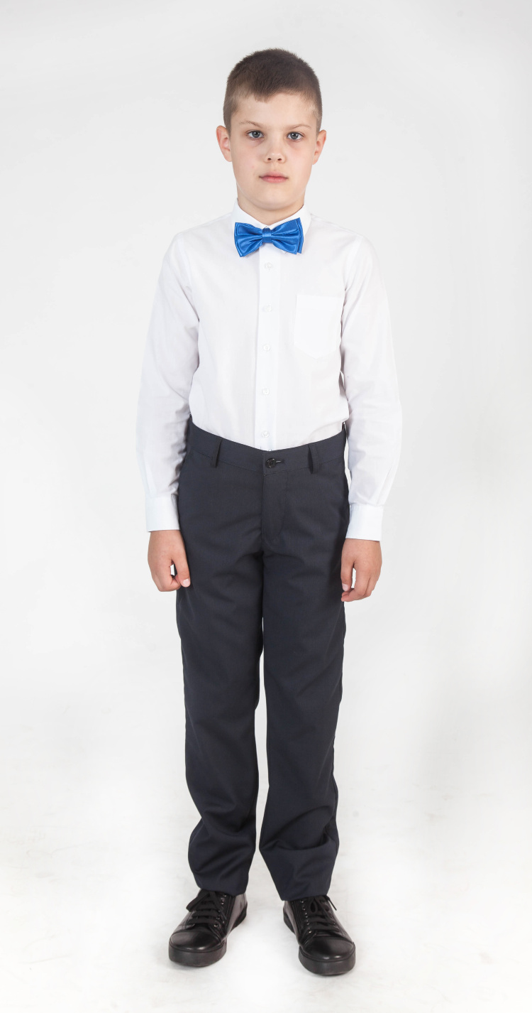 Брюки для мальчика 71422 темно-серые