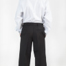 Брюки для мальчика 4002 черные с регулировкой