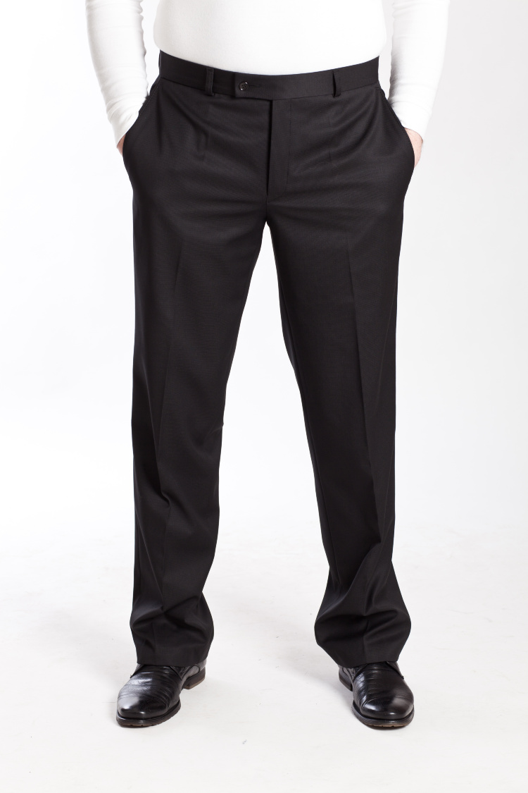 Брюки мужские темно-серые 12816 на флисе