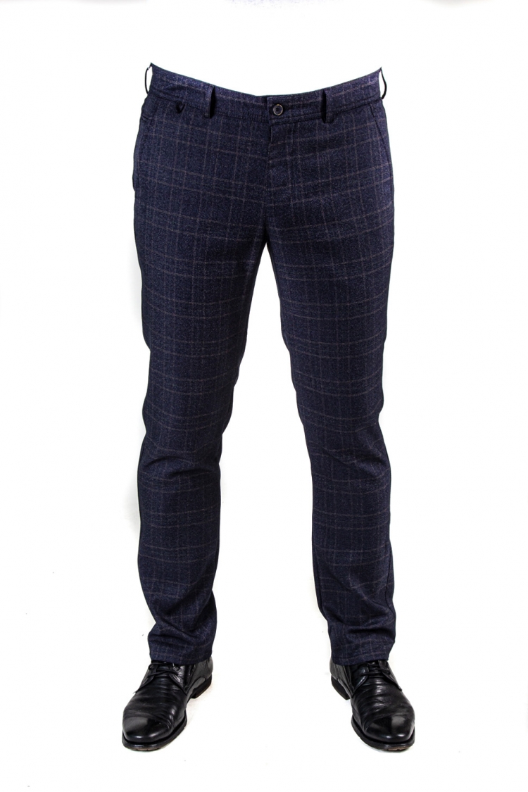 Брюки мужские синие 23329