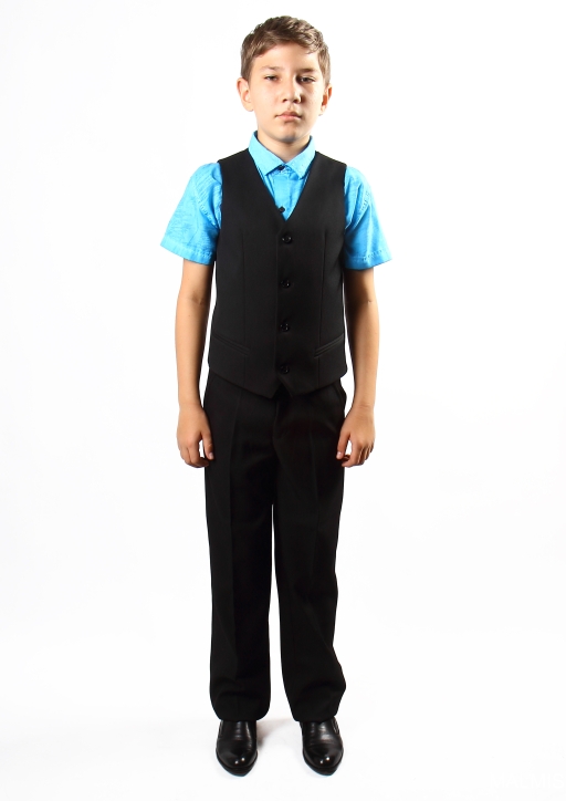 Жилет для мальчика 495ж черный