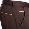 Брюки мужские коричневые 48596 хлопок