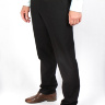 Брюки мужские черные 318105-1F флис