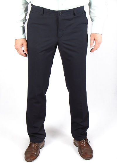 Брюки мужские синие 318105-2F флис
