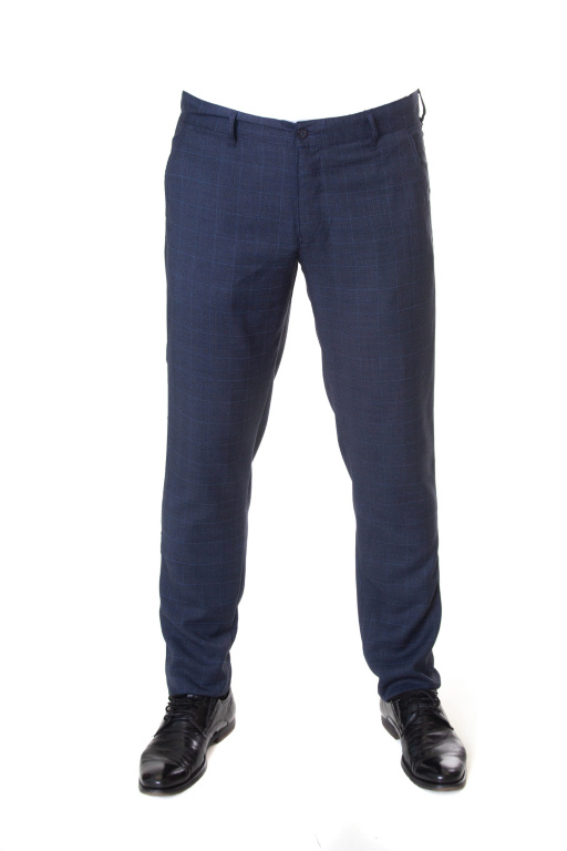 Брюки мужские синие 4437