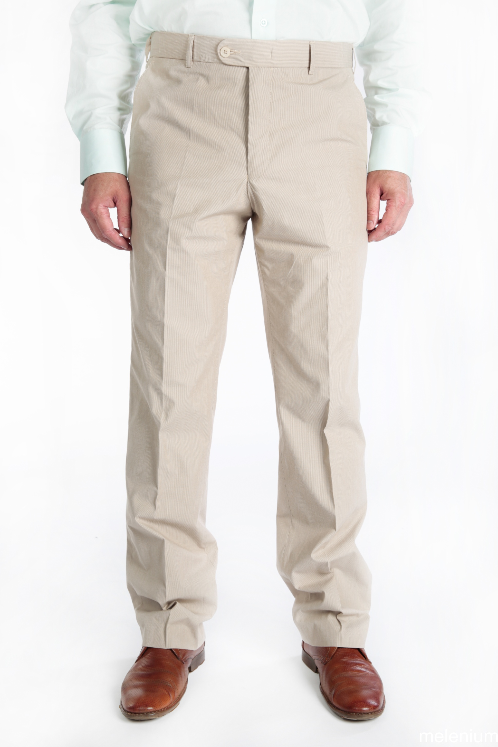 Купить брюки мужские бежевые 16227 хлопок по цене 2 900 руб. в Москве -интернет-магазин «Мир брюк»