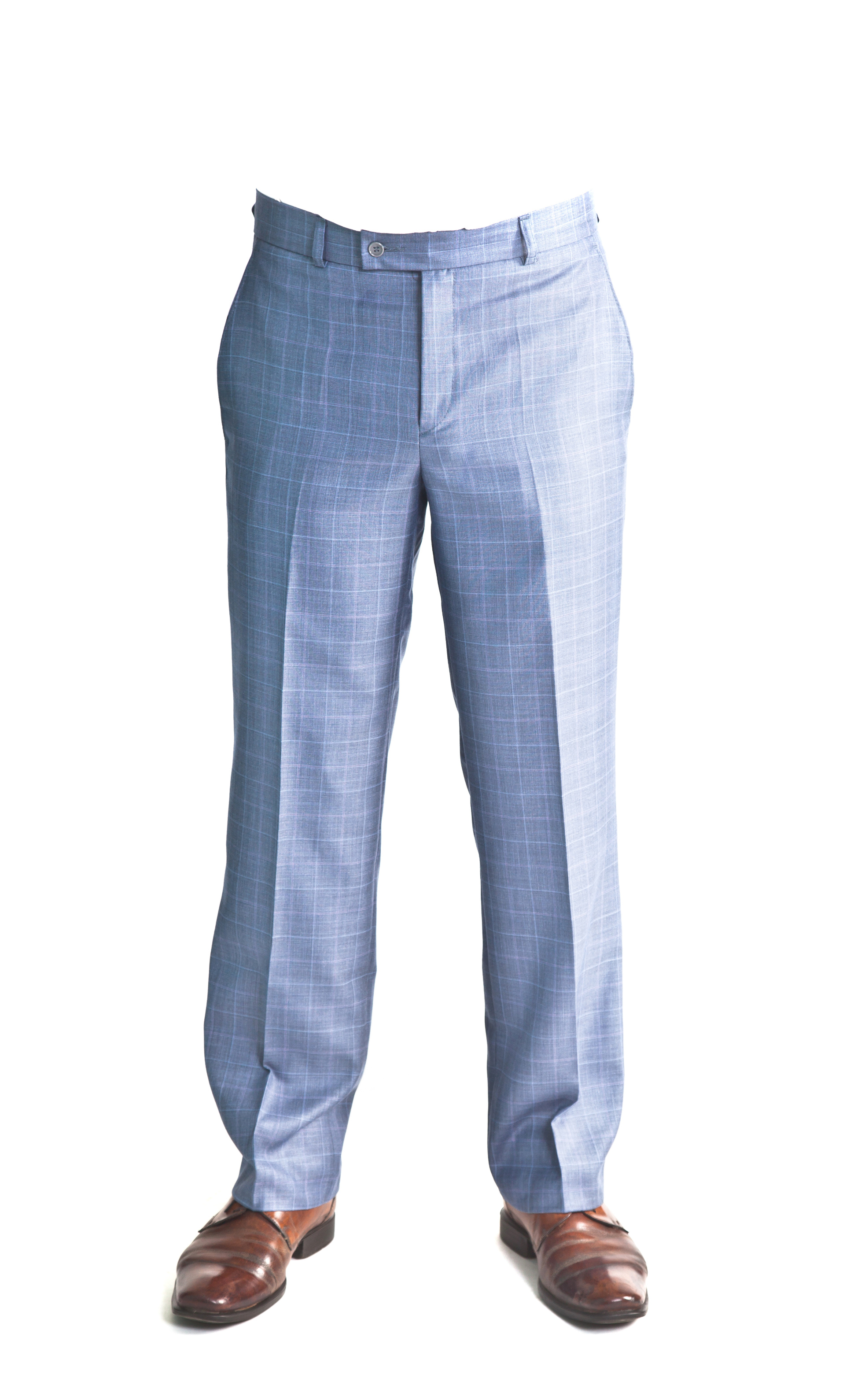 Купить брюки мужские серо-голубые 7691 по цене 2 900 руб. в Москве -интернет-магазин «Мир брюк»