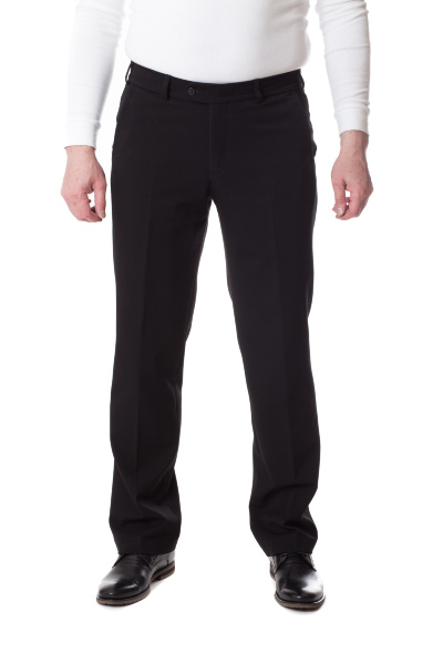 Брюки мужские черные 21-18 на флисе